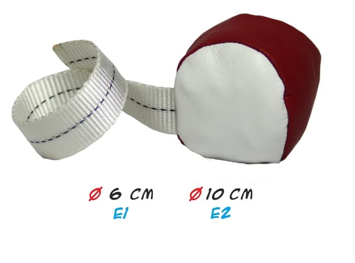 Balónek E, 6 cm / 10 cm